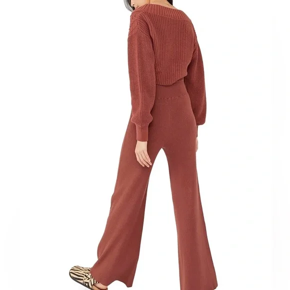 New FREE PEOPLE sweater set: sweater and pants 393J - Picture 8 of 10